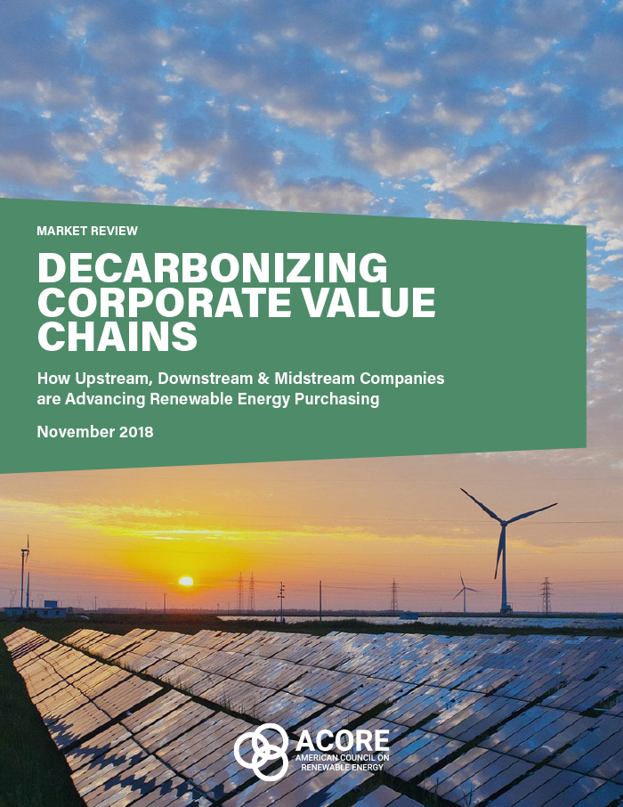 ACORE: Decarbonizing Corporate Value Chains Market Review