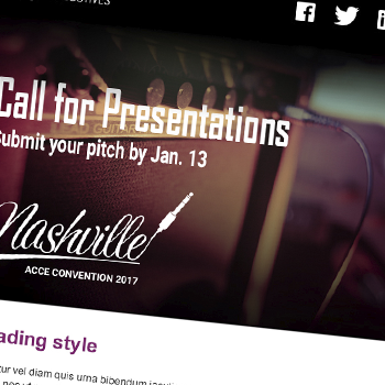 ACCE: Convention HTML E-mail Template