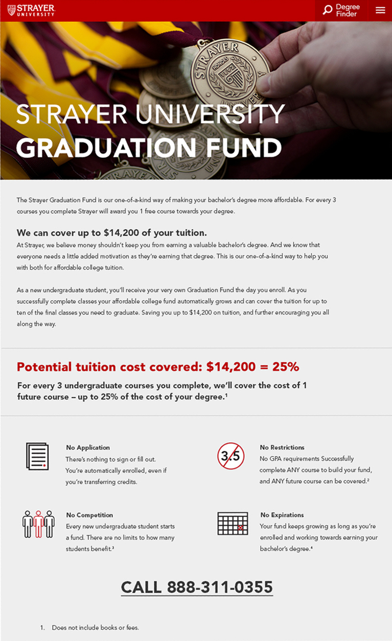 White & Partners: Strayer Mobile Refresh: UX