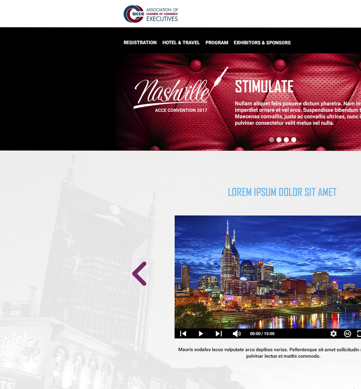 ACCE: Convention Site