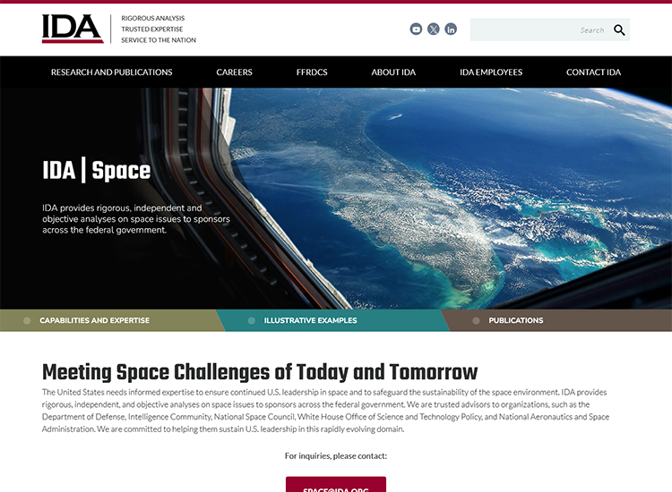 IDA: Research Landing Pages