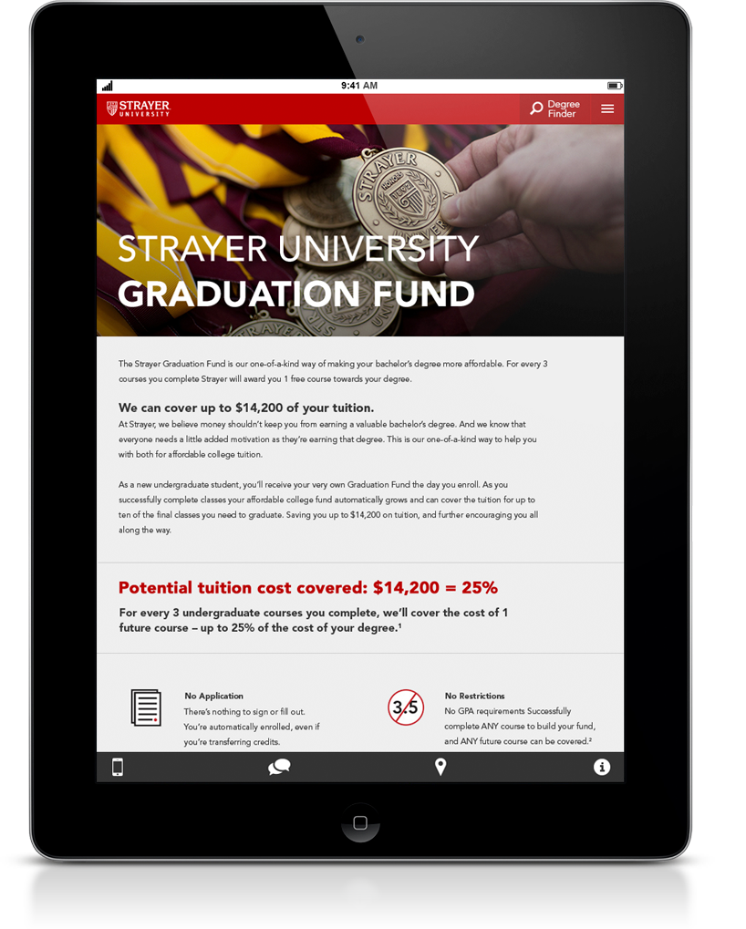 Strayer Mobile Refresh: Design