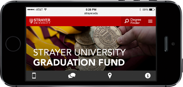 Strayer Mobile Refresh: Design