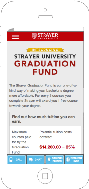 Strayer Mobile Refresh: UX