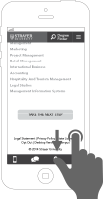 Strayer Mobile Refresh: UX