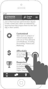Strayer Mobile Refresh: UX