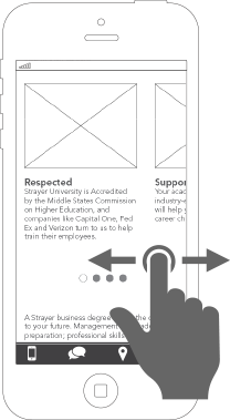 Strayer Mobile Refresh: UX