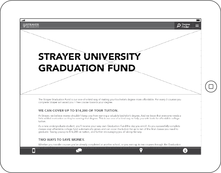 Strayer Mobile Refresh: UX